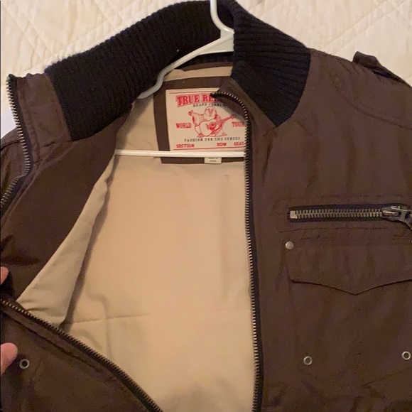 True Religion Bomber Jacket Size medium - Picture 2 of 2